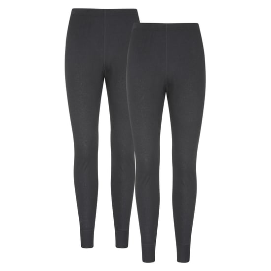 Mountain Warehouse Herren Talus Base Layer Bottoms (2er Pack) (Schwarz) - Image 1