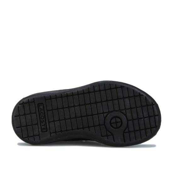 Boy's Lacoste Infant Carnaby Evo Trainers in Black