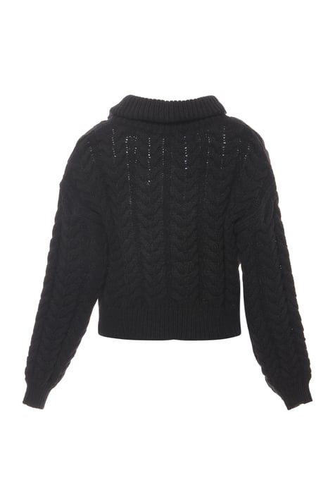 Mymo Strickjacke Damen schwarz - Image 2