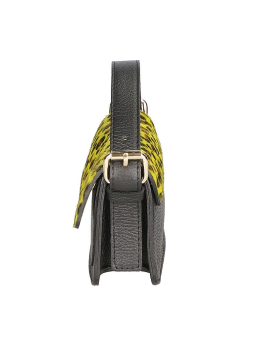 Gave Lux Clutch bag women CHEETAH YELLOW