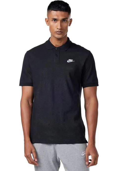 Nike Sportswear Club Herren-Poloshirt in Schwarz - Image 1