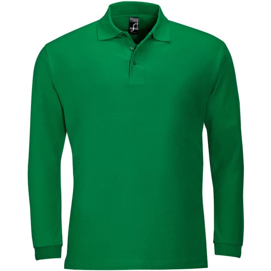 SOLS Winter II - Polo à manches longues - Homme (Vert tendre) - Image 1
