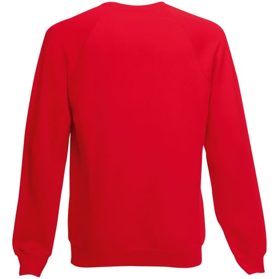 Fruit Of The Loom Herren Raglan-Ärmel Belcoro® Sweatshirt (Rot) - Image 2