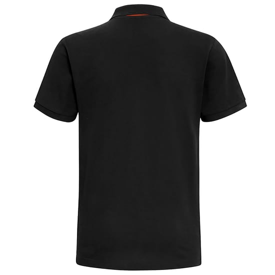 Asquith & Fox Herren Classic Fit Kontrast-Poloshirt (Schwarz/Orange) - Image 2