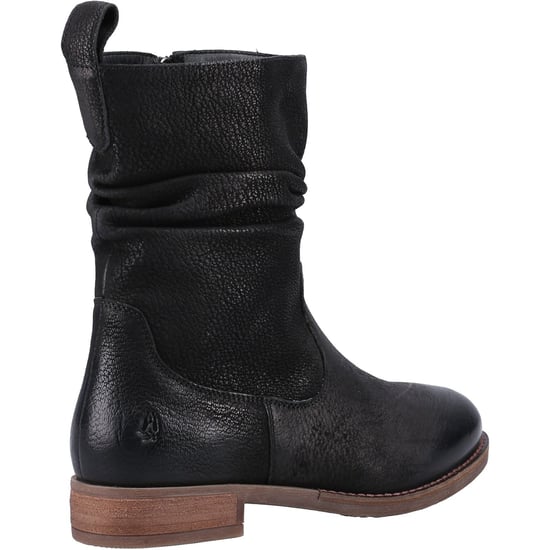 Hush Puppies Emilia Leder Damen Schwarz Stiefel - Image 2