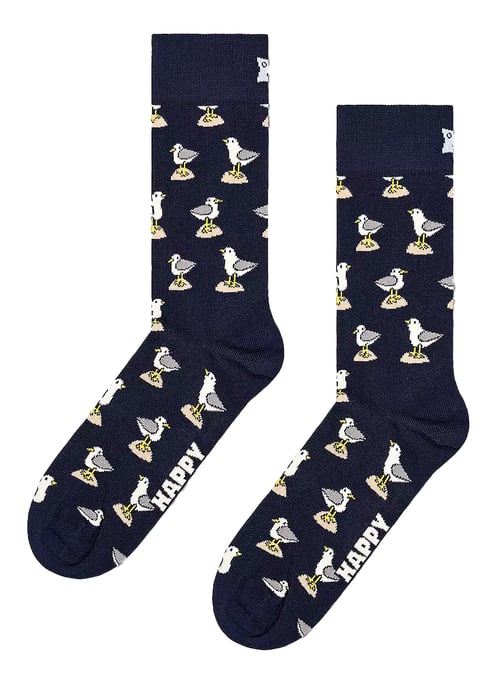 Happy Socks - Möwen Socken | Lustige Druck Socken in Marineblau - Marineblau - Image 2