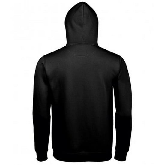 SOLS Unisex-Erwachsene Spencer Sweatshirt mit Kapuze (Schwarz) - Image 2