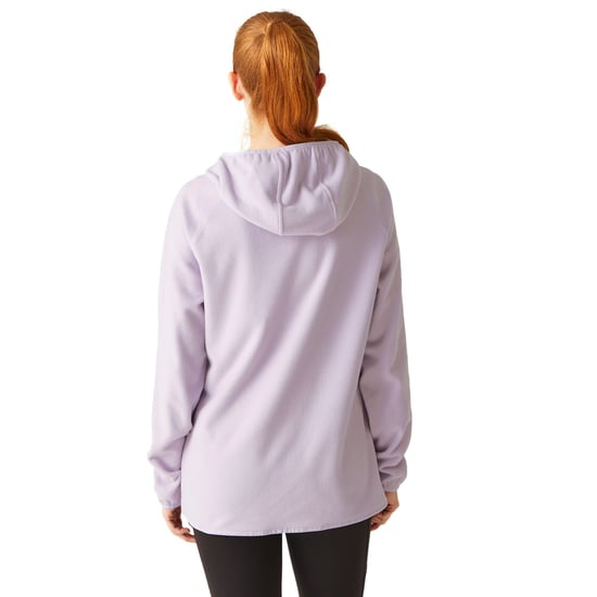 Regatta Womens/Ladies Warriewood Microfleece Half Zip Hoodie (Lilac Frost)