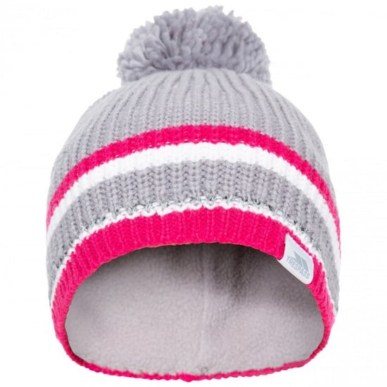 Trespass Childrens/Kids Lit Beanie Hat (Platinum)