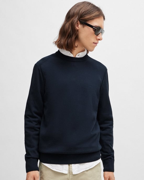 BOSS Orange Asac C Herren Rundhals-Pullover - Image 1
