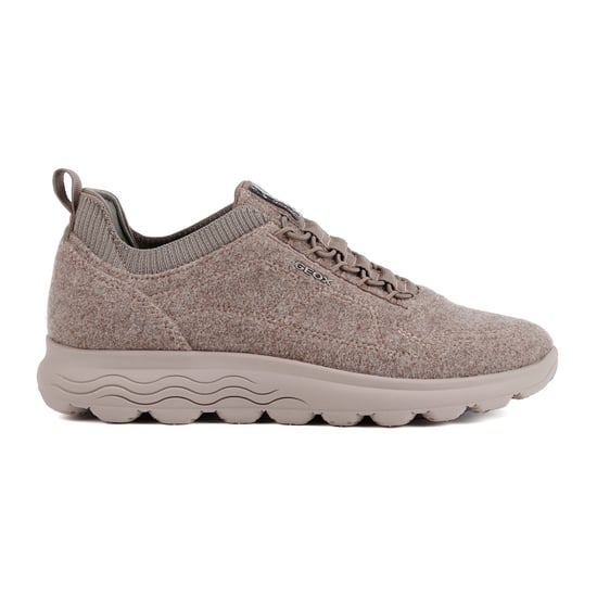 Geox D Spherica A Wollmischung Damen Sneakers In Dunkelrosa - Image 4