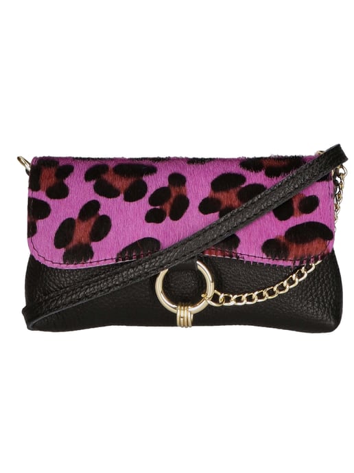 Gave Lux Clutch bag women LEOPARD FUCHSIA