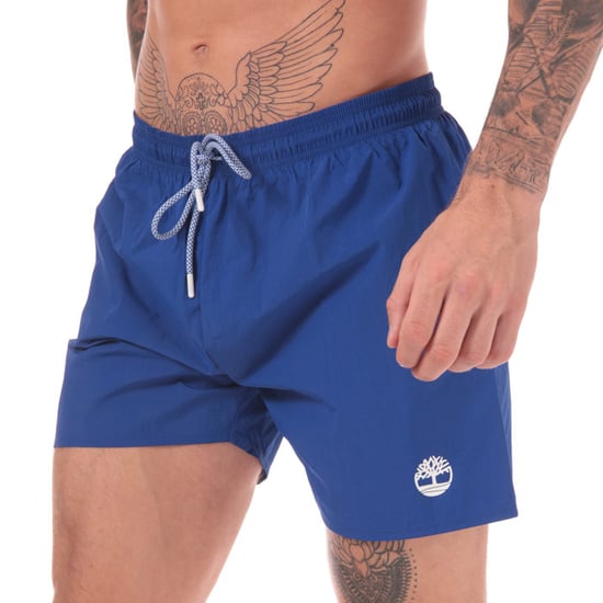 Men's Timberland Sunapee Lake Solid Swim Shorts in Blue