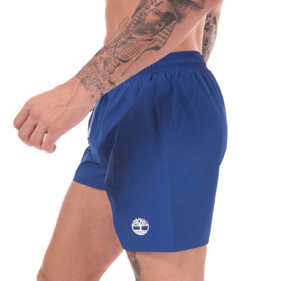 Men's Timberland Sunapee Lake Solid Swim Shorts in Blue