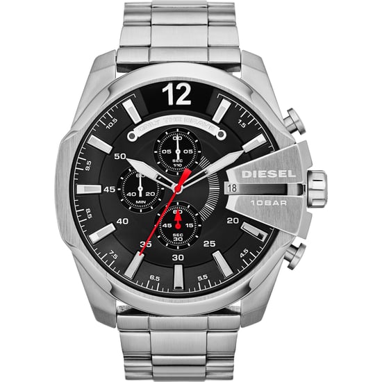 Diesel Mega Chief Herren Silber Uhr DZ4308 - Image 1