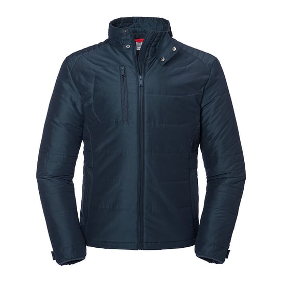 Russell Mens Cross Padded Jacket (French Navy)