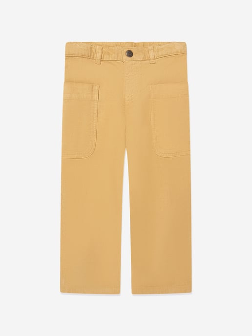 Bonpoint Girls Looping Trousers in Yellow