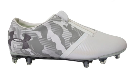 Under Armour UA Spotlight White Leder FG Football Stiefel - Herren - Image 1