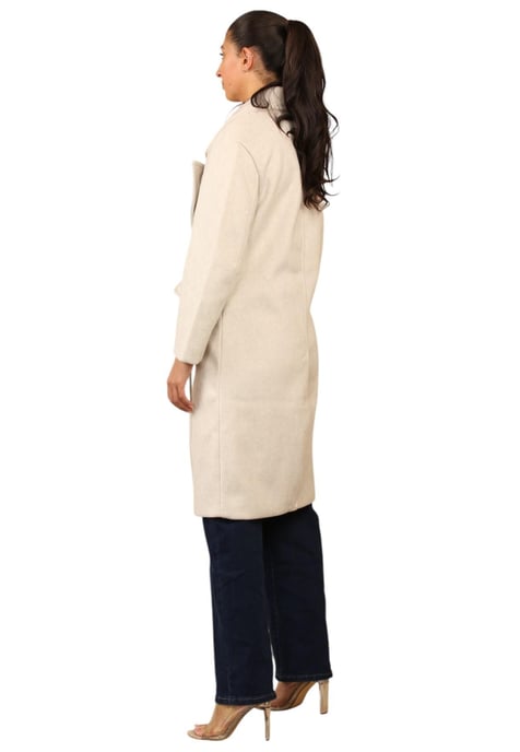 Bershka Damen Doppelreihiger Trenchcoat in Elfenbein - Image 3