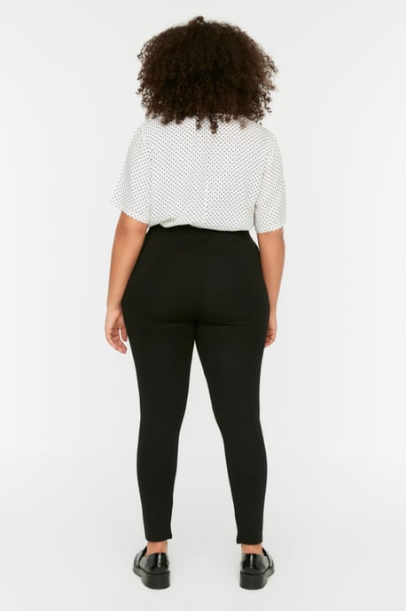 Trendyol Femmes Manche longue Taille haute Mince Collants grande taille - Image 5