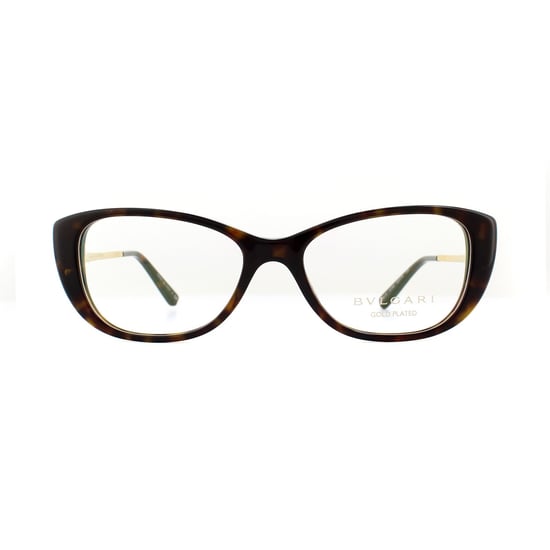 Bvlgari Oval Havana Womens Glasses Frames