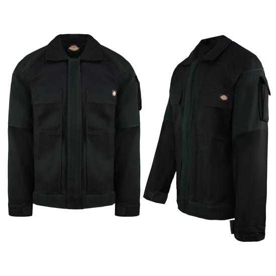 Dickies Grafter Duo Ton Mens Black Work Wear Jacke - Image 3