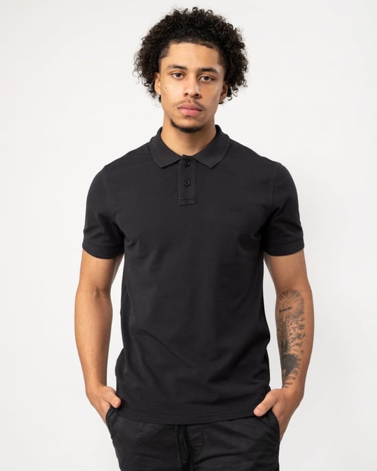BOSS Orange Prime Herren Baumwoll-Piqué Polo-Shirt mit Logo-Print NOS - Image 1