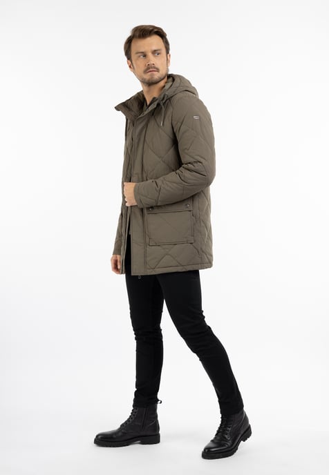Dreimaster Übergangsjacke mit leichter Wattierung Herren oliv - Image 2