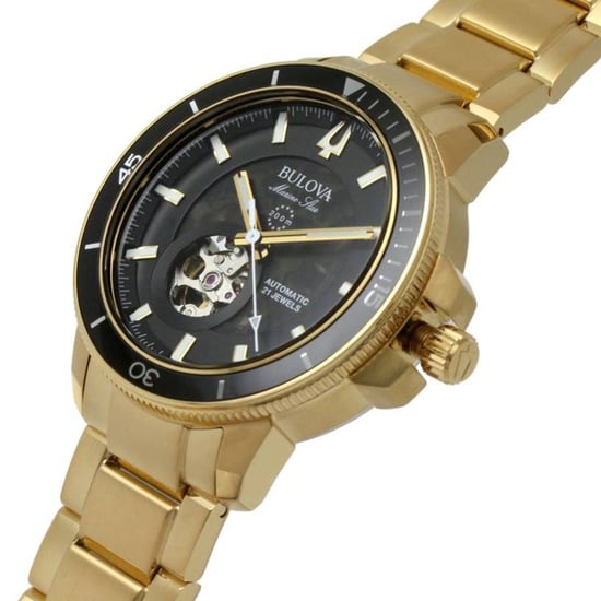 Bulova Marine Star Herren Golduhr 97A174 - Image 3