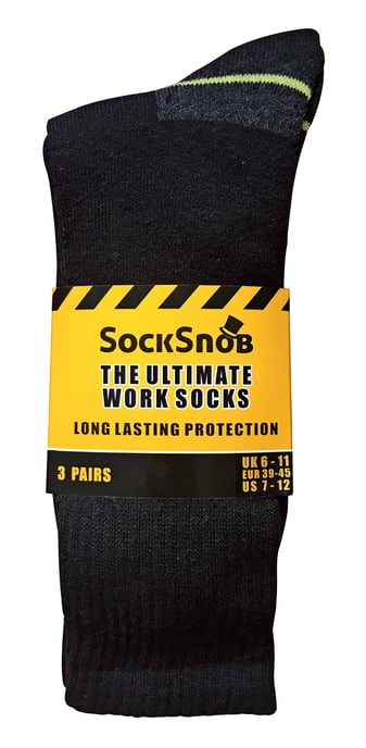 Herren gepolstert Baumwolle Low Cut Knöchel Arbeit Socken für Stahl Toe Boots - Image 2