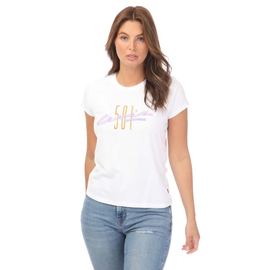 Damen Levis Grafik Authentic T-Shirt in Weiß - Image 1
