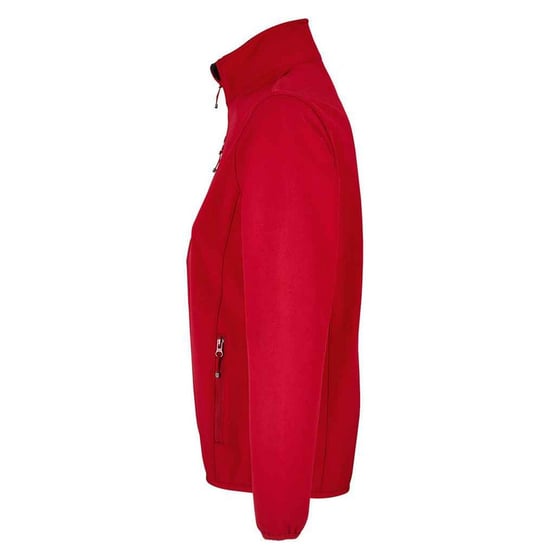 SOLS Womens/Ladies Falcon Softshell Recycled Soft Shell Jacket (Pepper Red) - Image 2