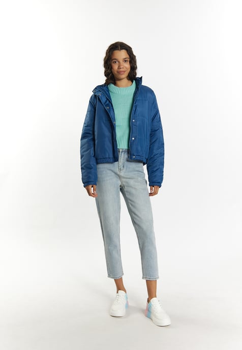 Mymo Leicht wattierte Blousonjacke Damen Marine - Image 2