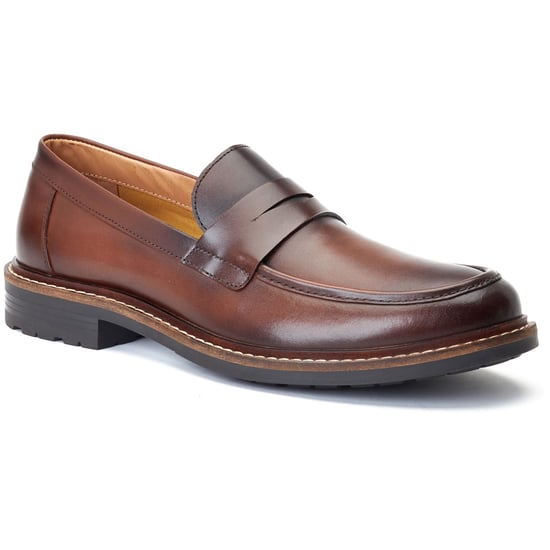 Base London Ivey Herrenschuhe aus gebranntem braunem Leder - Image 1