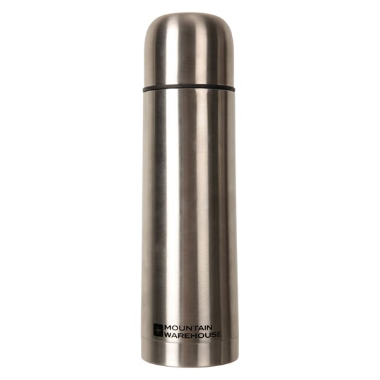 Mountain Warehouse Logo Stainless Steel 500ml Flask (Silver)
