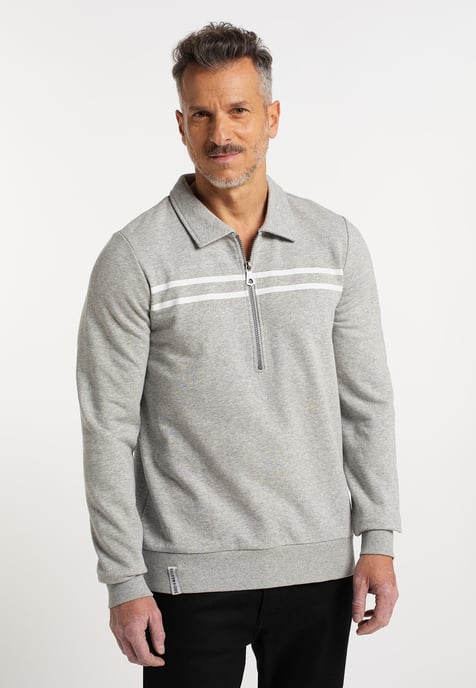 Dreimaster Sweatshirt Herren Grau Melange - Image 2