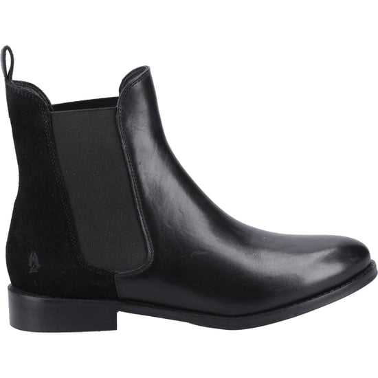 Hush Puppies Colette Wildleder Damen Schwarz Stiefel - Image 4