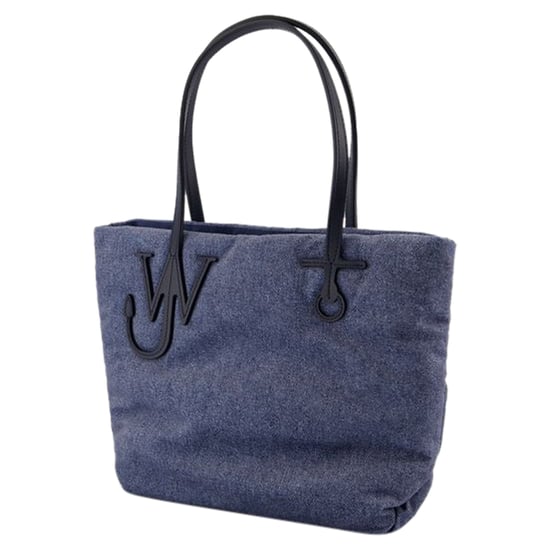 Kleine Puffy Anker Shopper Tasche - J.W. Anderson - Polyester - Blau - Image 2