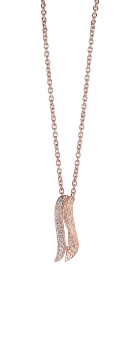 Orphelia Damen-Kette aus 925er Sterlingsilber mit Anhänger - Rosé ZH-6030/1 - Image 1