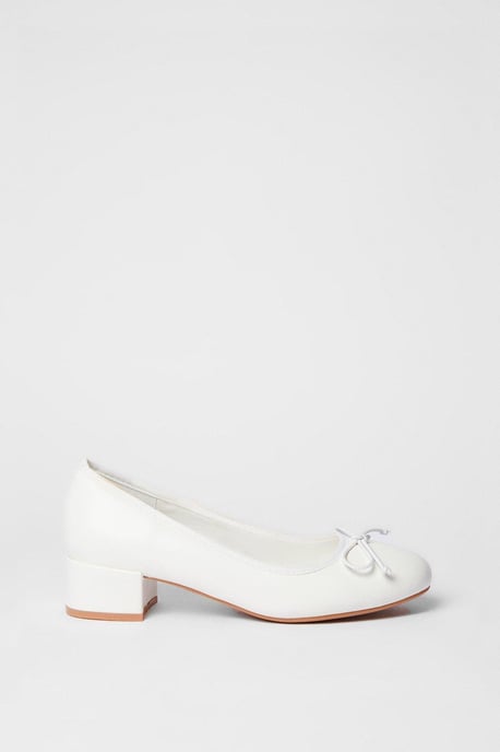 Veronica Low Heeled Ballerina Pumps