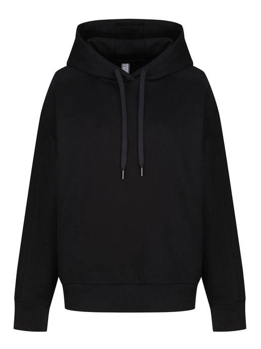 Luke 1977 Womens Jumping Workout Oversized Hoodie in Black