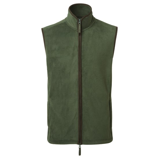 Premier Mens Artisan Fleece-Weste (Moosgrün/Braun) - Image 1
