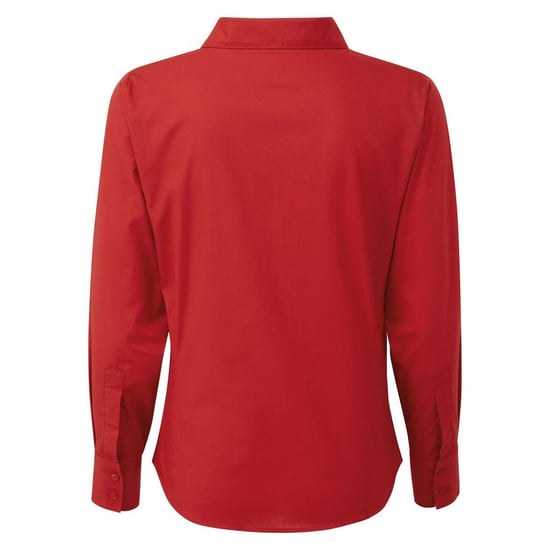Premier - Hemd für Damen Langärmlig (Rot) - Image 2