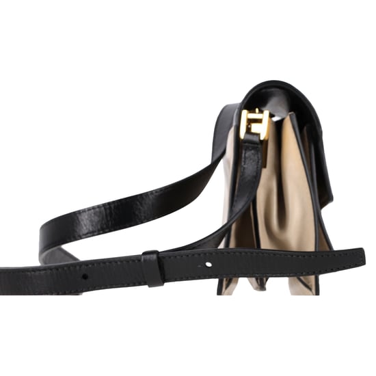 Marni Trunk Mini Farbblock Schultertasche aus beigefarbenem Leder - Image 2