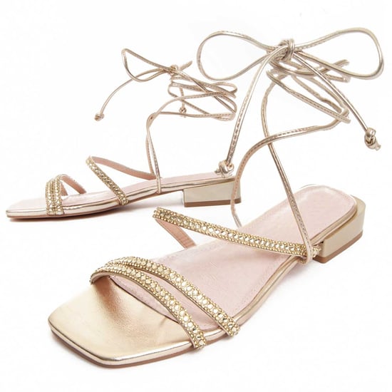 Montevita Flache Sandale Sandsum in Gold - Image 2