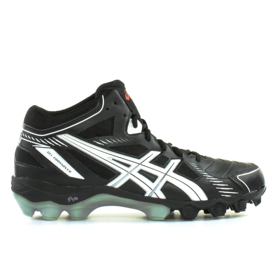 Asics Gel-Crossover 5 Turf Schwarz Weiß Synthetik Herren Sportschuhe - Image 1