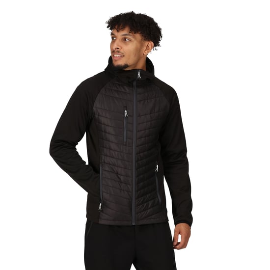 Regatta - "Navigate" Hybridjacke für Herren (Schwarz/Mittelgrau) - Image 3