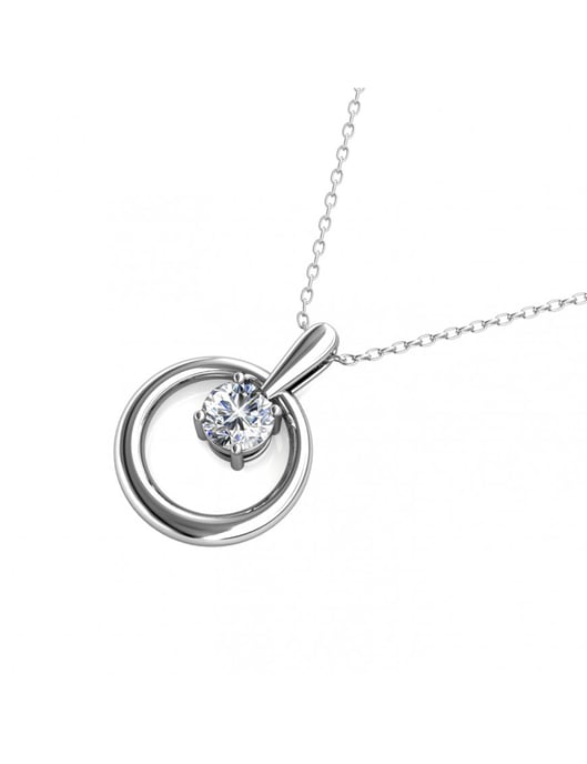 Octavia-Anhänger - Silber und Kristall - Image 3