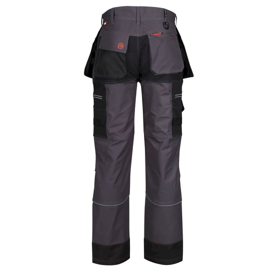 Regatta Herren Infiltrate Softshell Stretch Arbeits Hose (Eisen/Schwarz) - Image 2