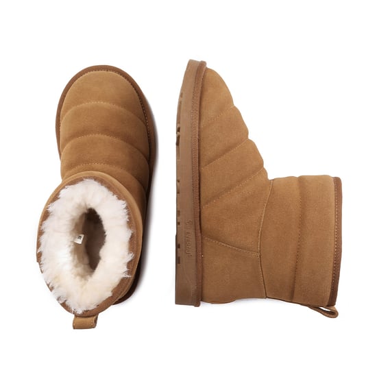 EVER AU Women Thornbill Mini Boots - Chestnut